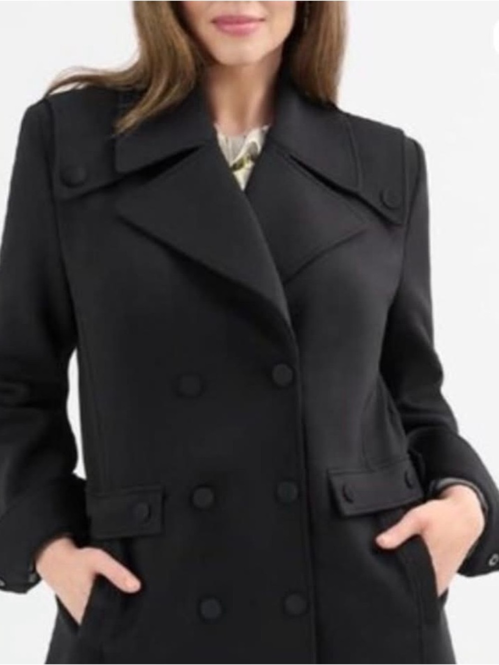 CAbi Black Diplomat Jacket size M NWOT